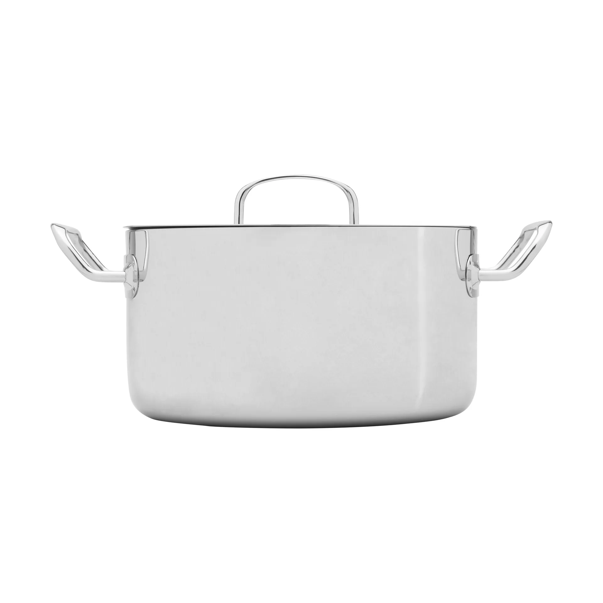 Heirol Steely Classic Triply pot with lid 5.5 liters, Stainless steel Heirol