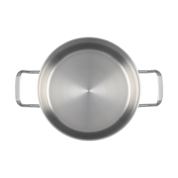 Heirol Steely Classic Triply pot with lid 5.5 liters - Stainless steel - Heirol