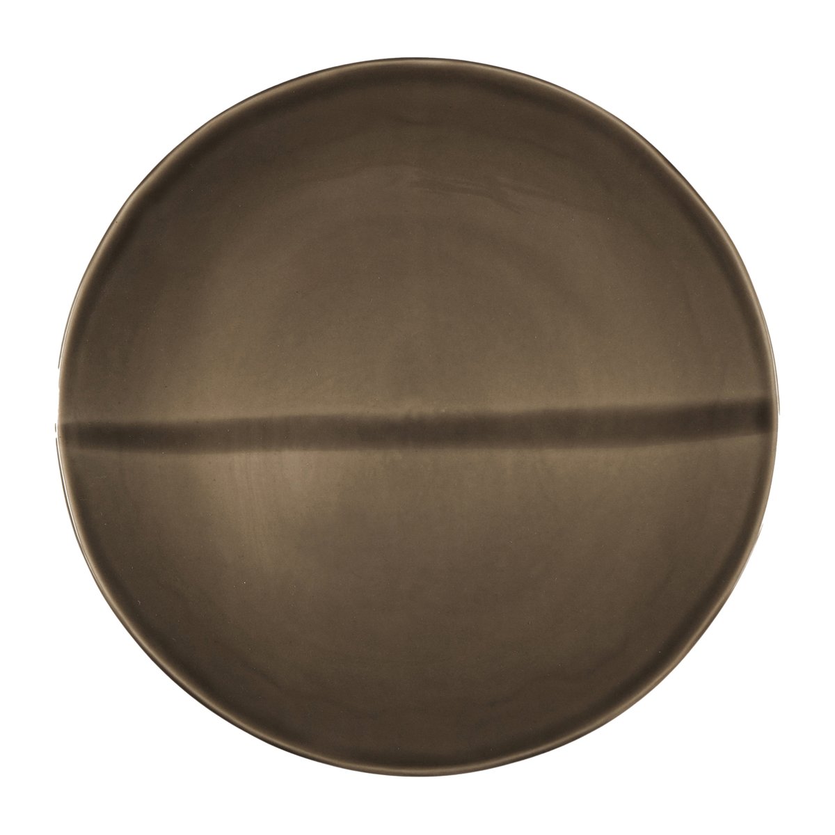 Heirol x Nosse Smooth plate o28 cm Olive | Scandinavian Design | Dinner plates | Green