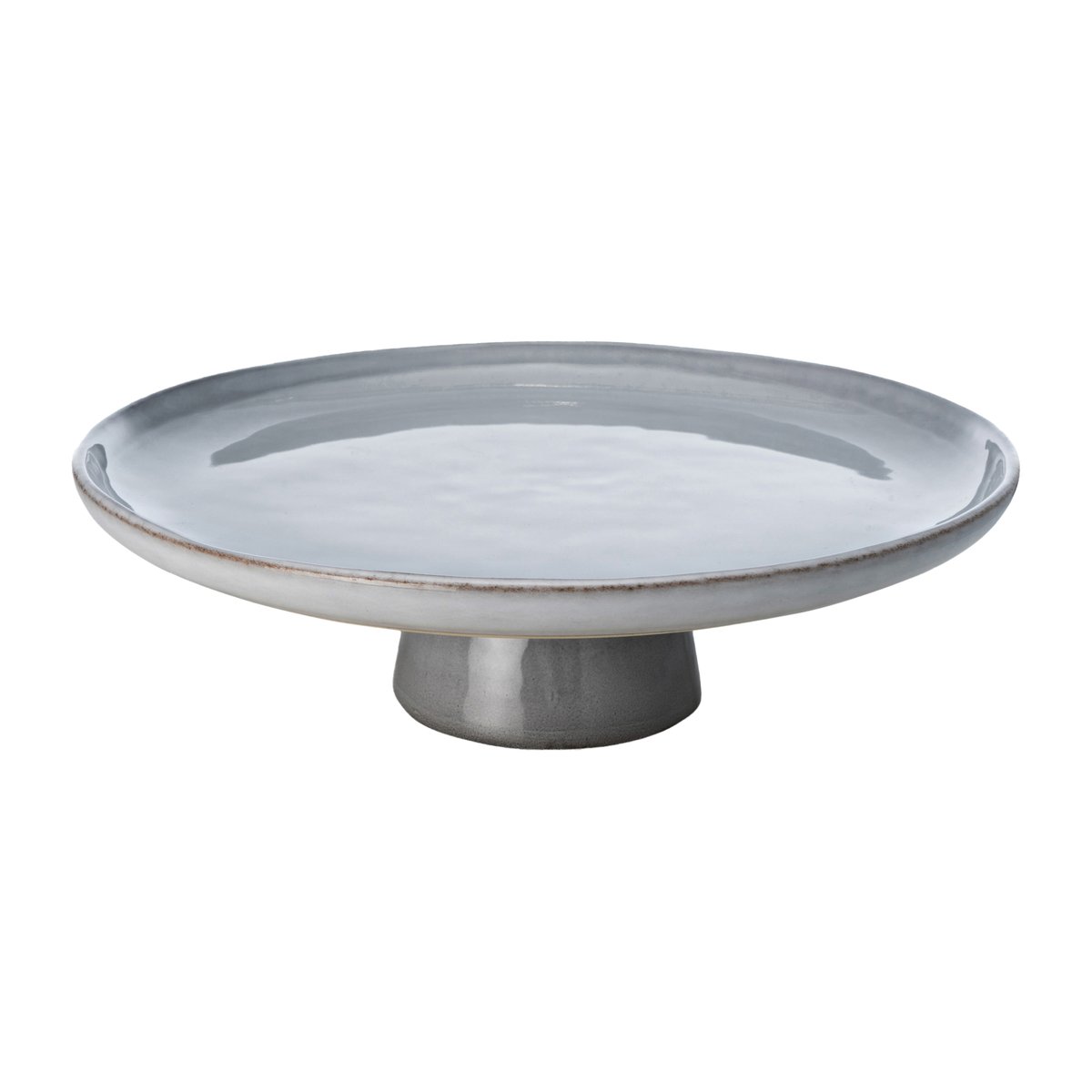 Heirol x Nosse Svelte cake plate o28 cm Stone | Scandinavian Design | Cake stands | Grey