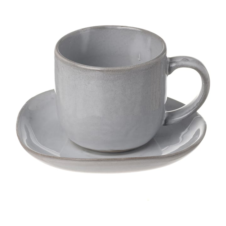 Heirol x Nosse Svelte cup with saucer 12 cl - Stone - Heirol