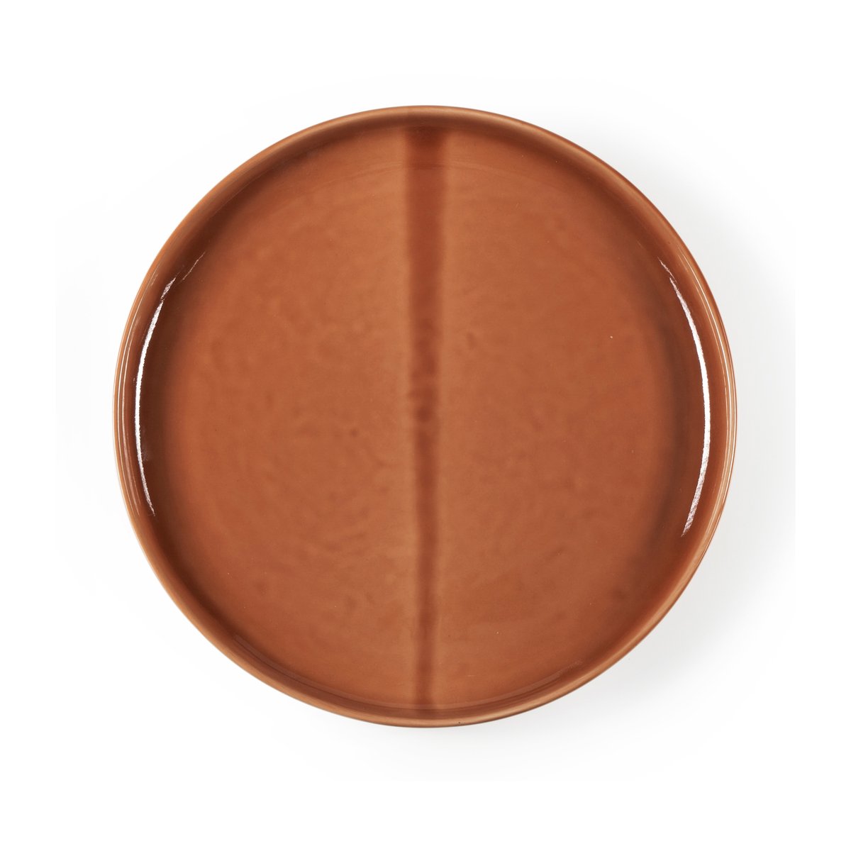 Heirol x Nosse Svelte plate o27 cm Terracotta | Scandinavian Design | Dinner plates | Brown
