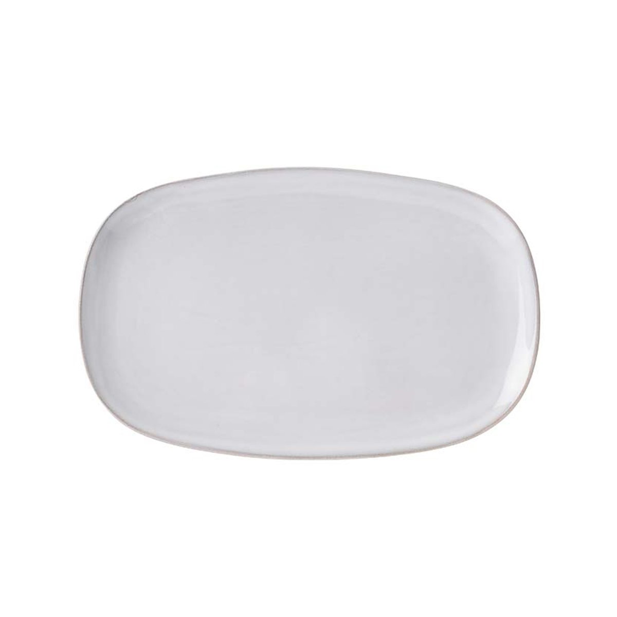 Heirol x Nosse Svelte plate oval 25 cm Stone | Scandinavian Design | Dinner plates | Grey