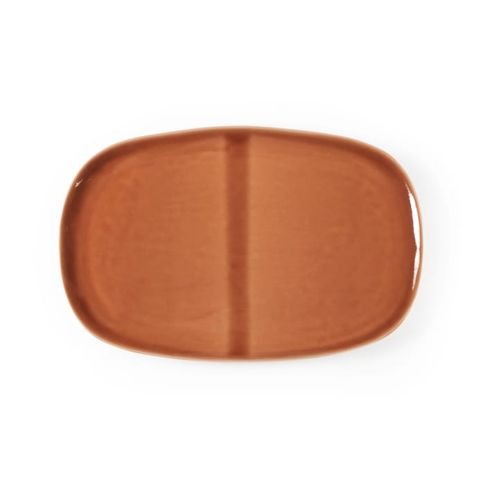 Heirol x Nosse Svelte plate oval 25 cm - Terracotta - Heirol