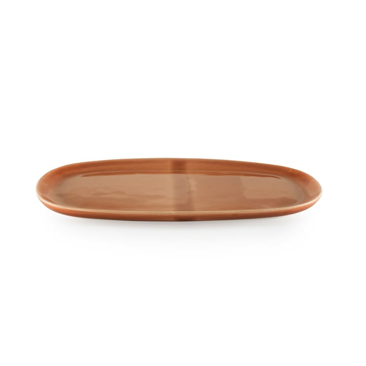 Heirol x Nosse Svelte plate oval 25 cm - Terracotta - Heirol