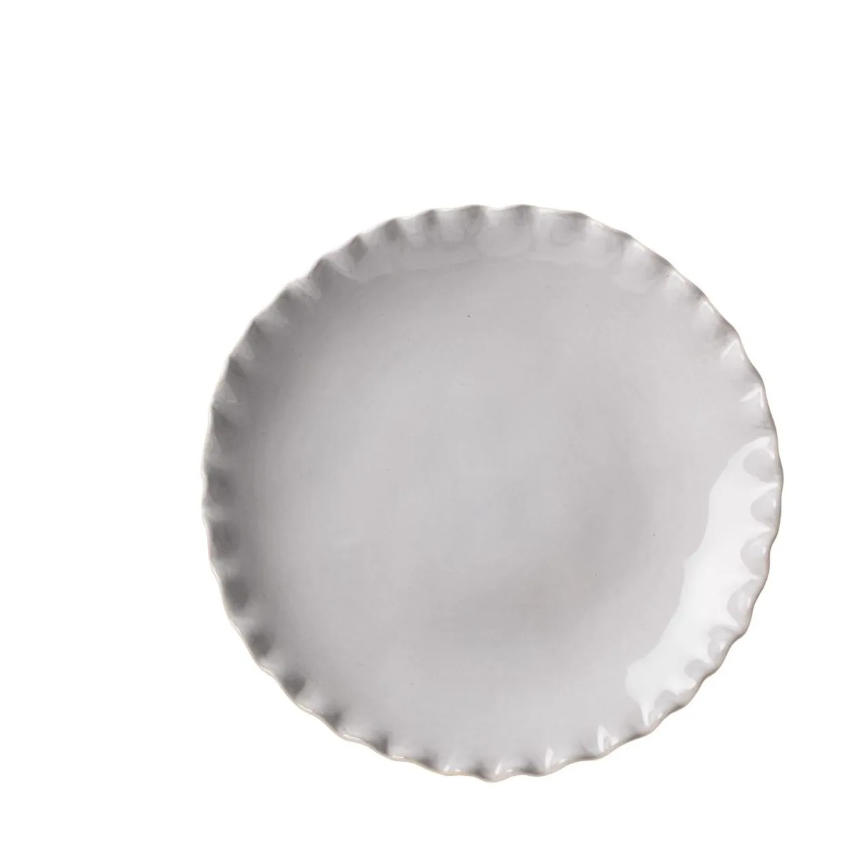 Heirol x Nosse Twist plate o23 cm Stone | Scandinavian Design | Dinner plates | Grey