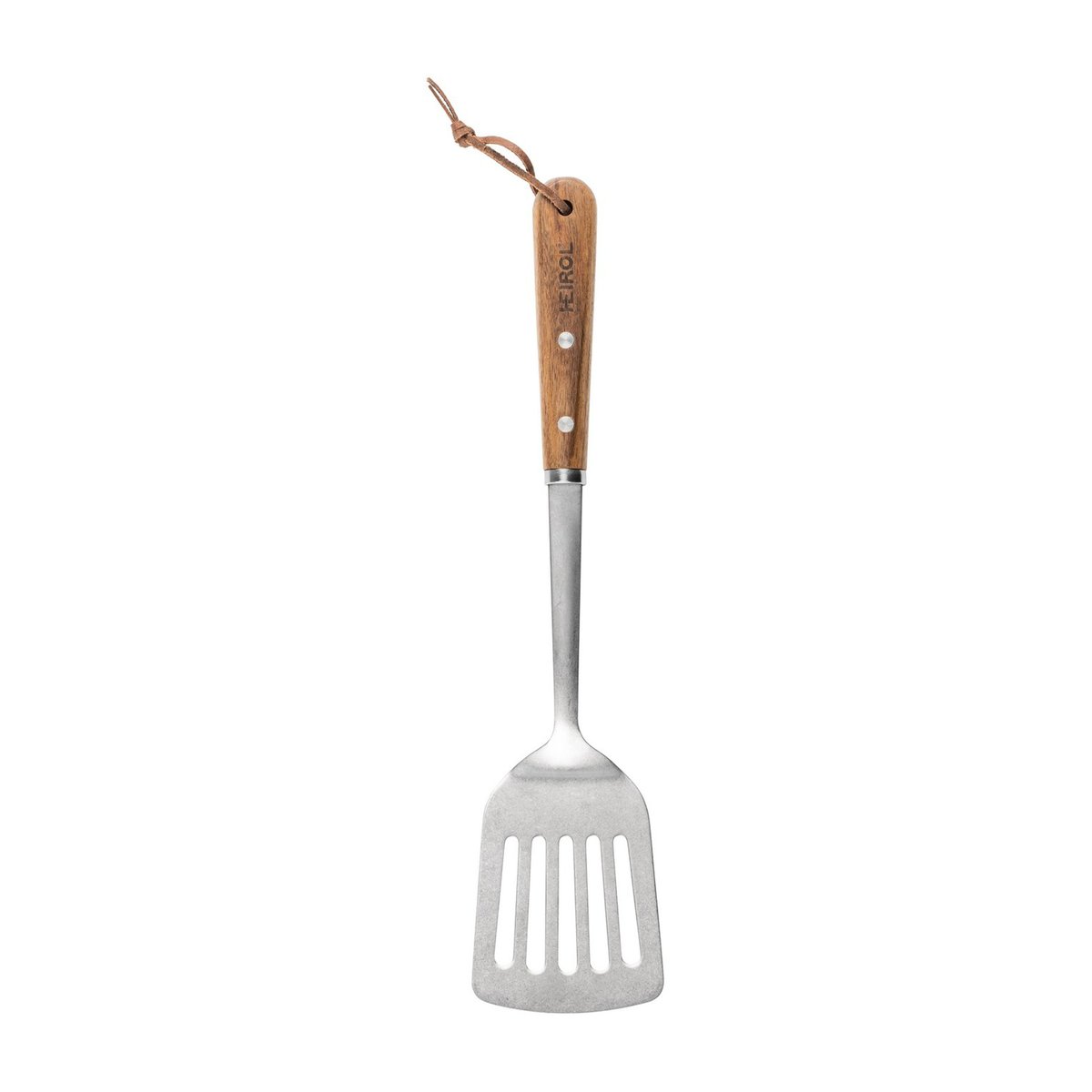 Heirol Stainless steel fish slice 36 cm Beech | Scandinavian Design | Fish slices & Spatulas | Brown