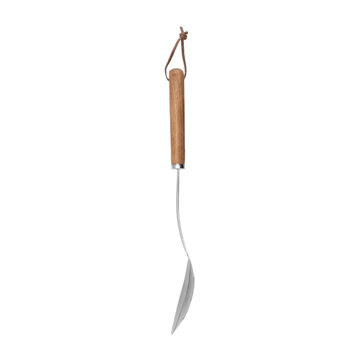 Stainless steel serving spoon with hole 34 cm, Beech Heirol