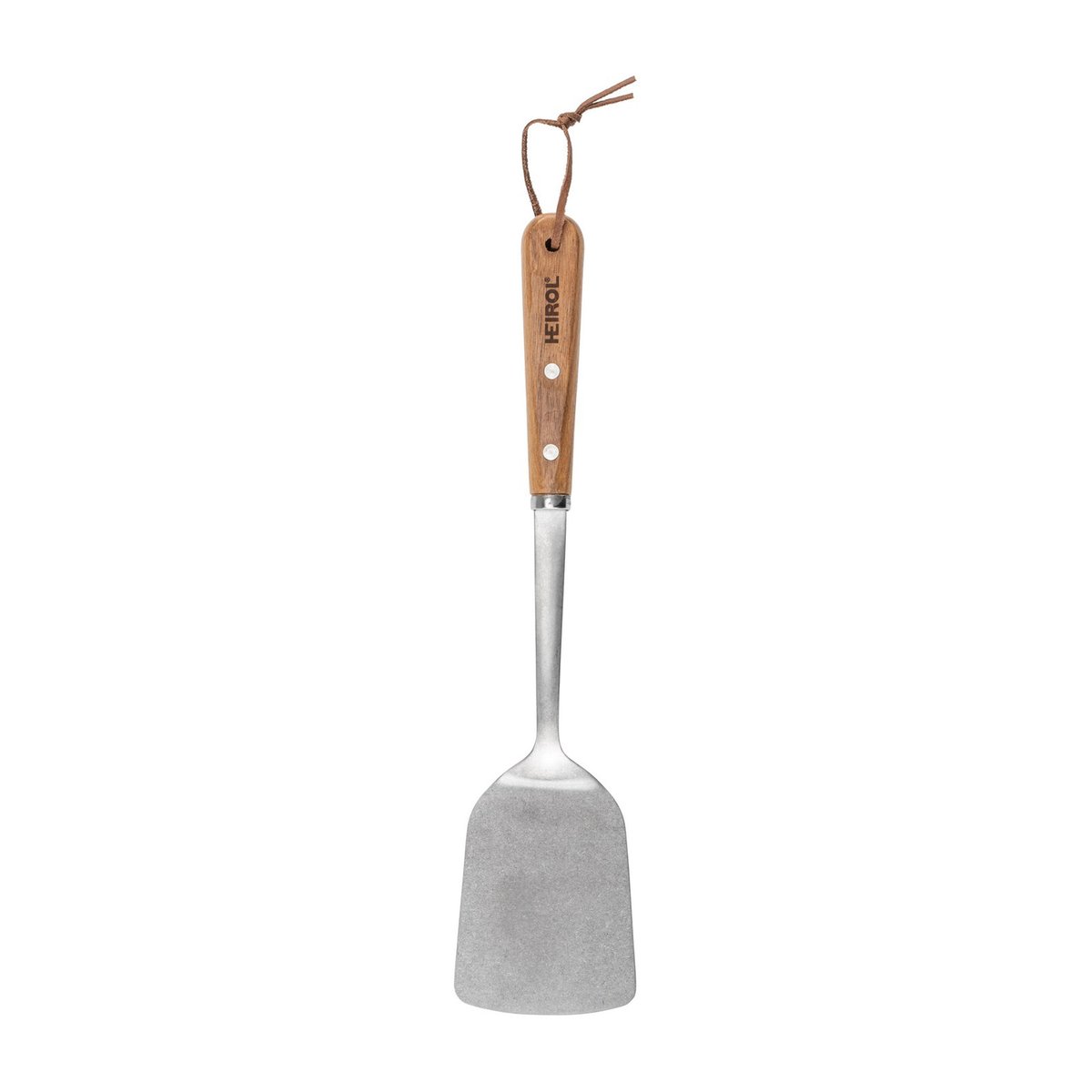 Heirol Stainless steel spatular 36 cm Beech | Scandinavian Design | Fish slices & Spatulas | Brown