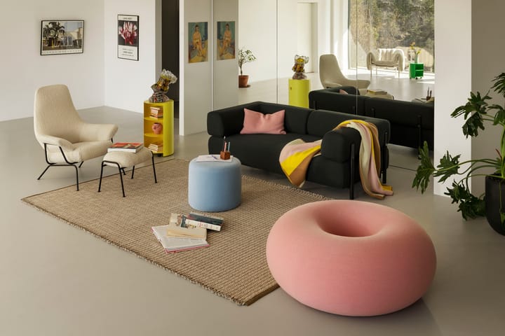 Boa pouf Ø114 cm, Cotton candy Hem