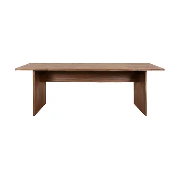 Bookmatch dining table 220 cm - Walnut - Hem