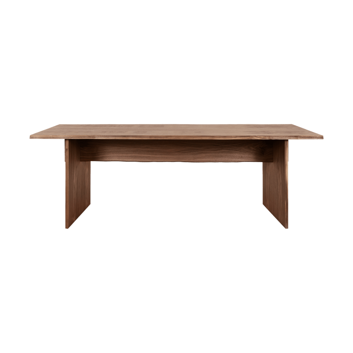 Bookmatch dining table 220 cm - Walnut - Hem