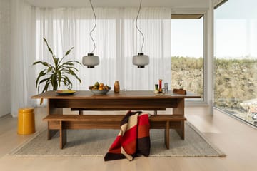 Bookmatch dining table 220 cm - Walnut - Hem