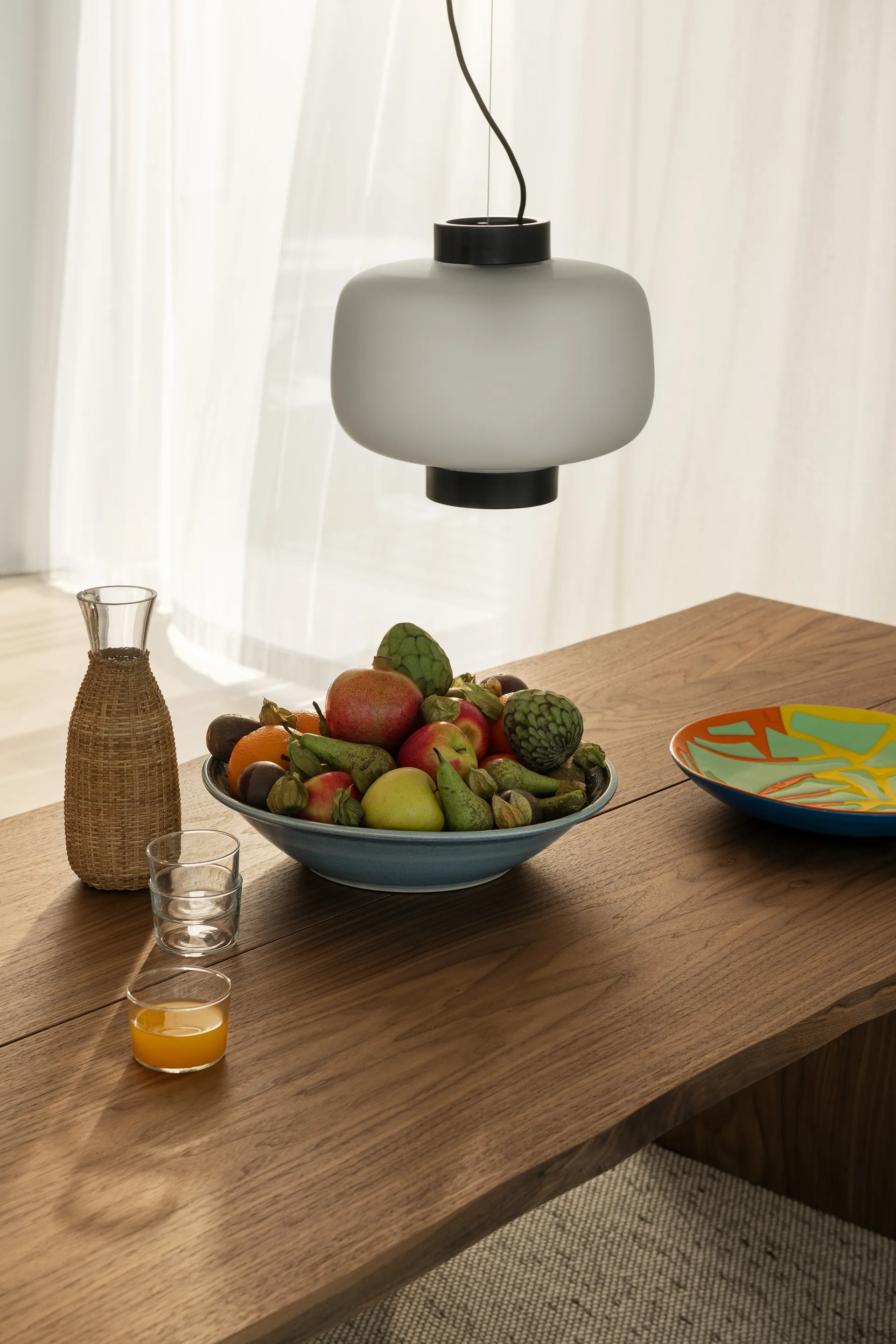 Bookmatch dining table 220 cm, Walnut Hem