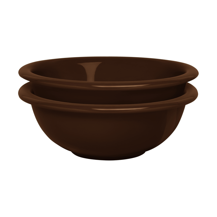 Bronto bowl Ø17 cm 2-pack - Brown - Hem