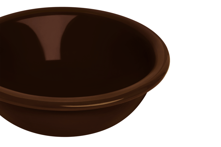 Bronto bowl Ø17 cm 2-pack, Brown Hem