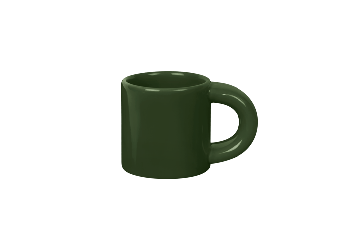 Bronto espresso cup 10 cl 4-pack, Green Hem