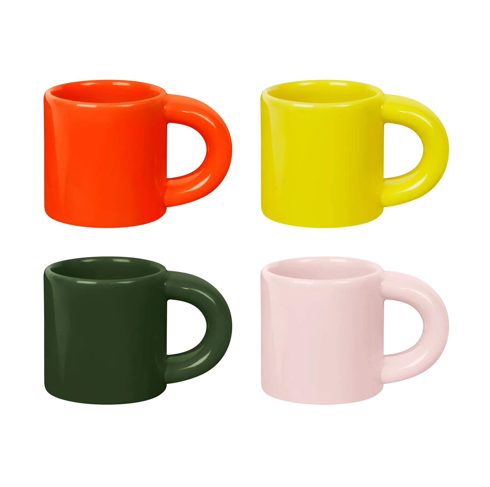 Bronto espresso cup 10 cl 4-pack, Multi Hem