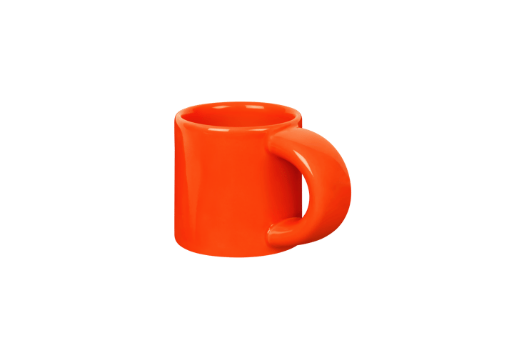 Bronto espresso cup 10 cl 4-pack, Orange Hem