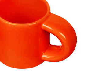 Bronto espresso cup 10 cl 4-pack - Orange - Hem