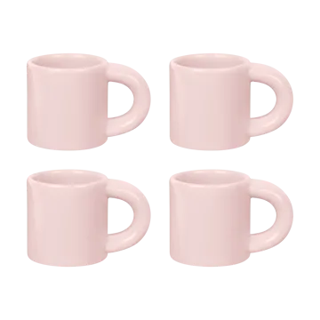 Bronto espresso cup 10 cl 4-pack - Pink - Hem