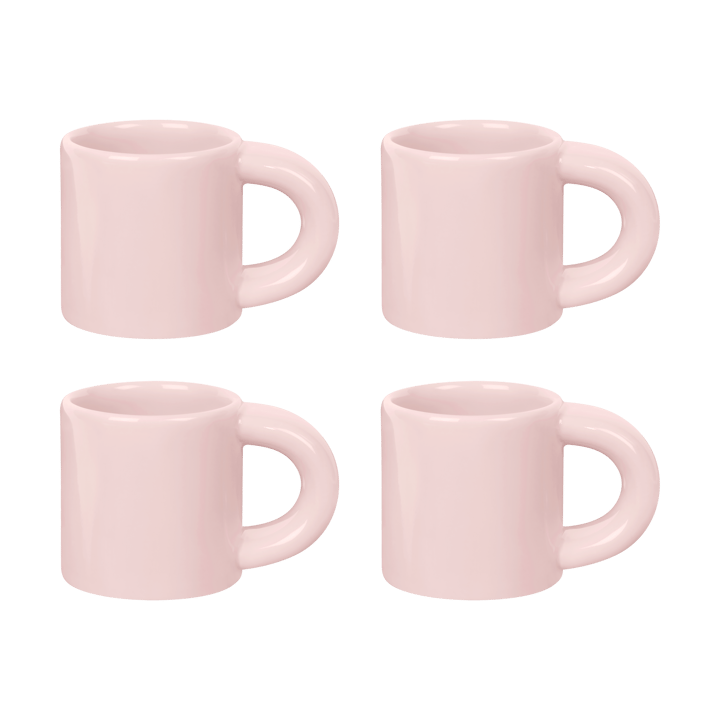 Bronto espresso cup 10 cl 4-pack - Pink - Hem