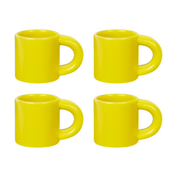 Bronto espresso cup 10 cl 4-pack - Yellow - Hem