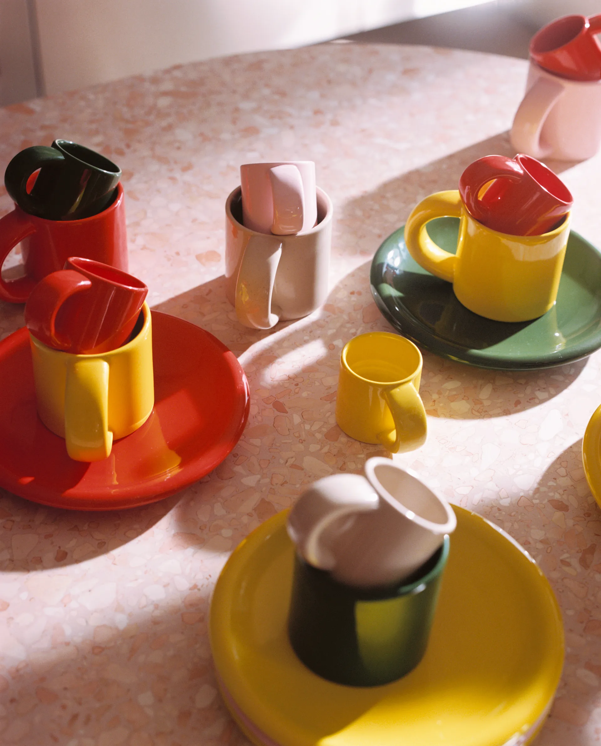 Bronto espresso cup 10 cl 4-pack, Yellow Hem