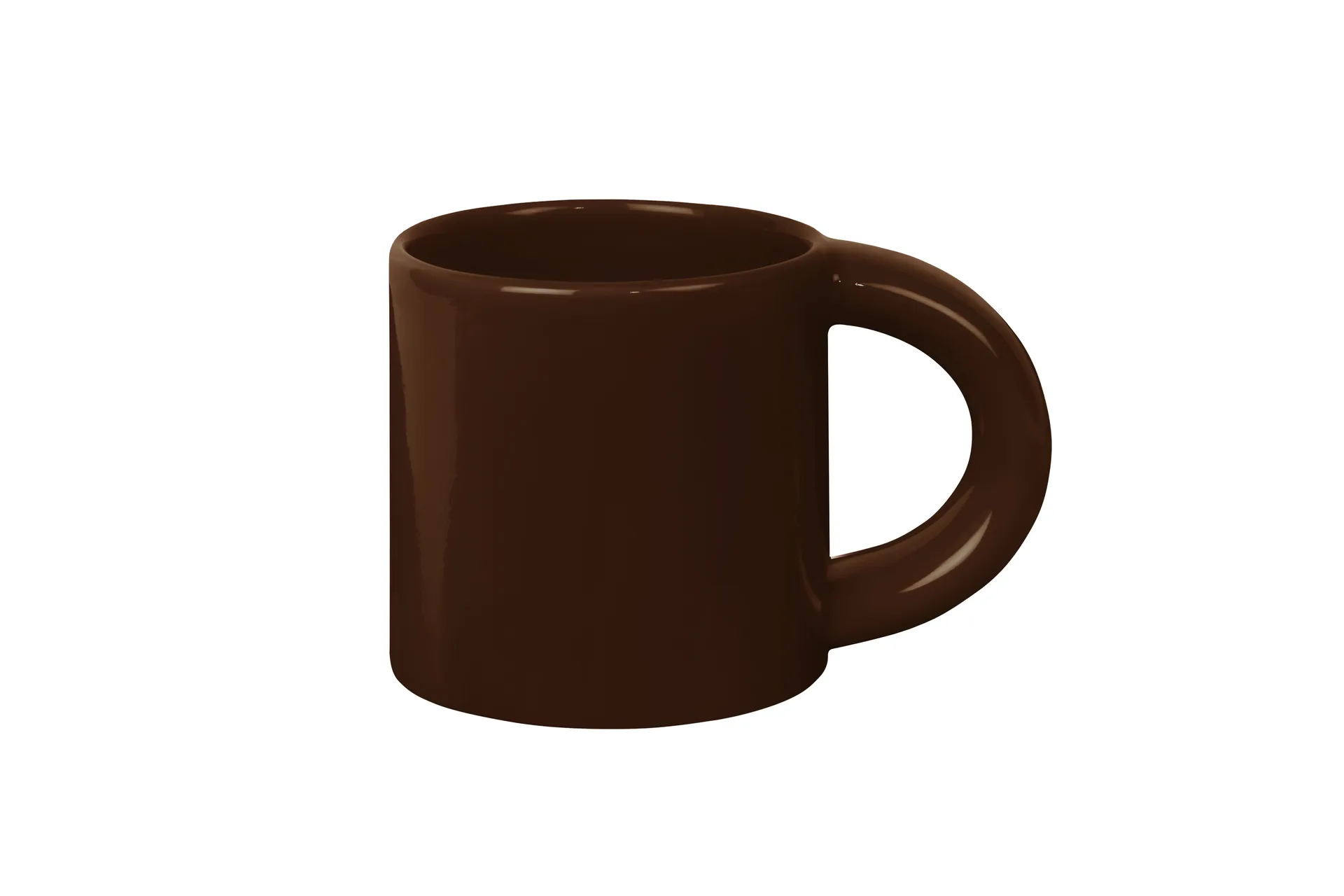 Bronto mug 30 cl 2-pack, Brown Hem