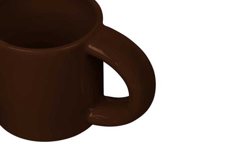 Bronto mug 30 cl 2-pack, Brown Hem