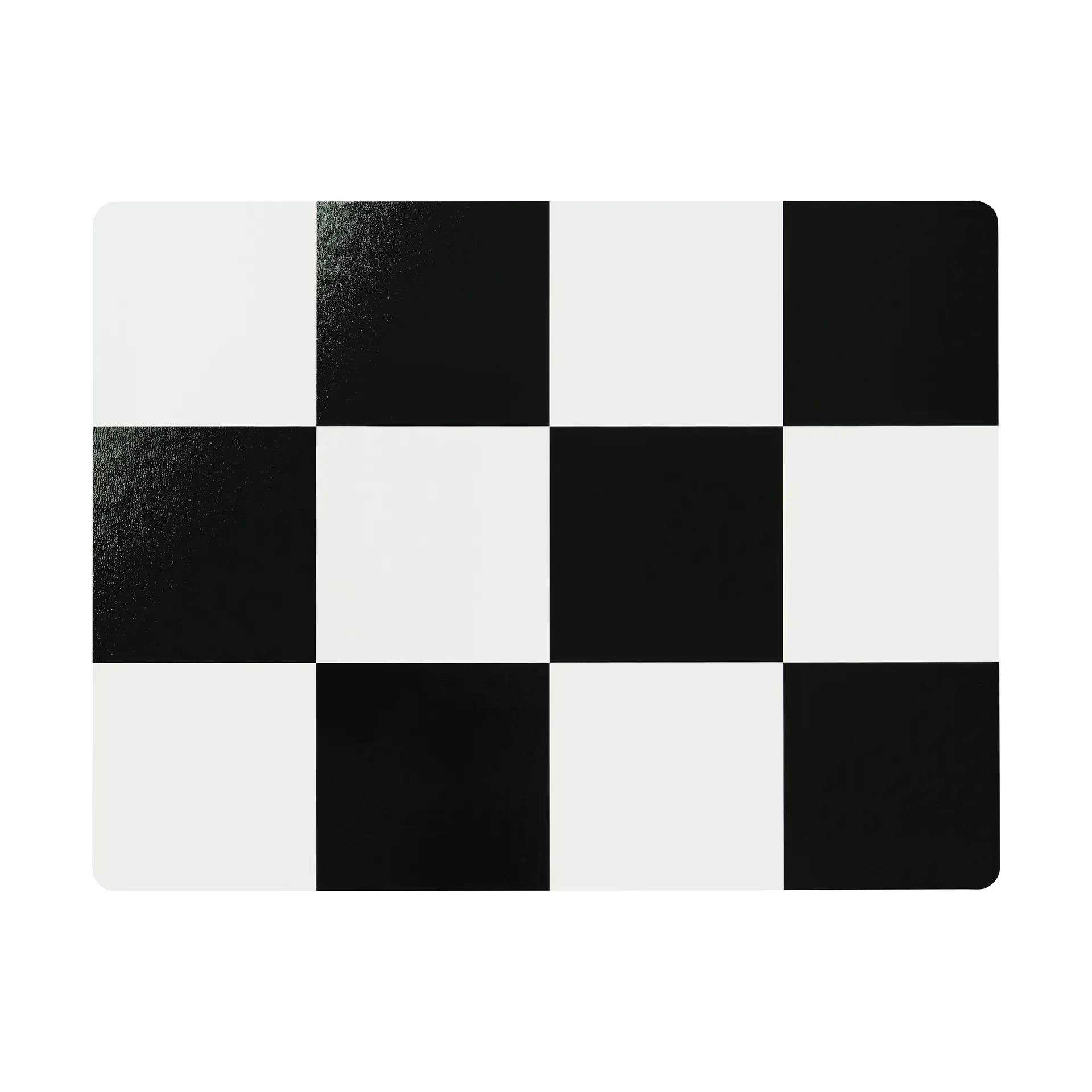 Check placemat 30x40 cm 2-pack, Cream-black Hem
