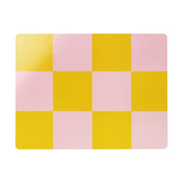 Check placemat 30x40 cm 2-pack - Honey-pink - Hem