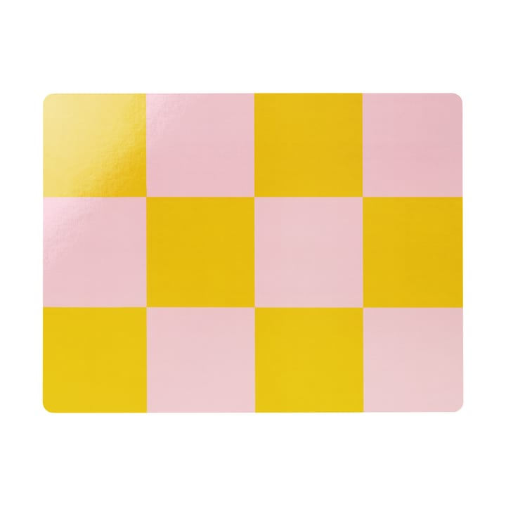 Check placemat 30x40 cm 2-pack - Honey-pink - Hem