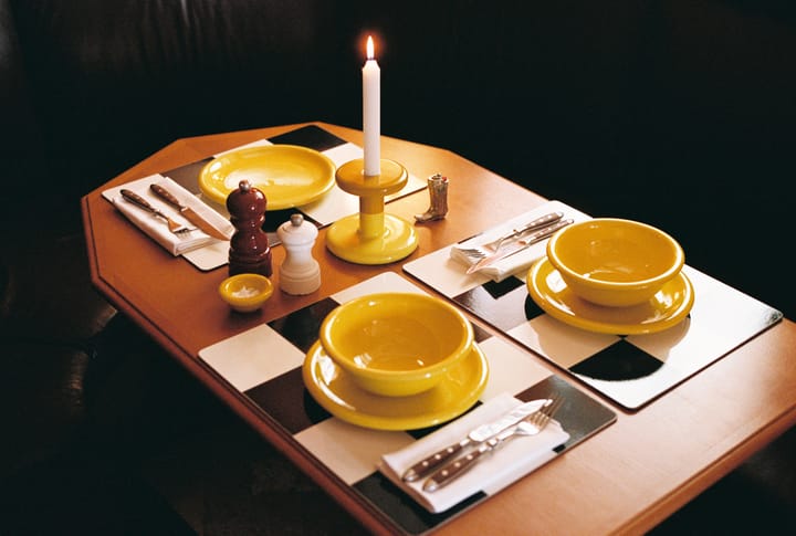 Check placemat 30x40 cm 2-pack, Red-green Hem