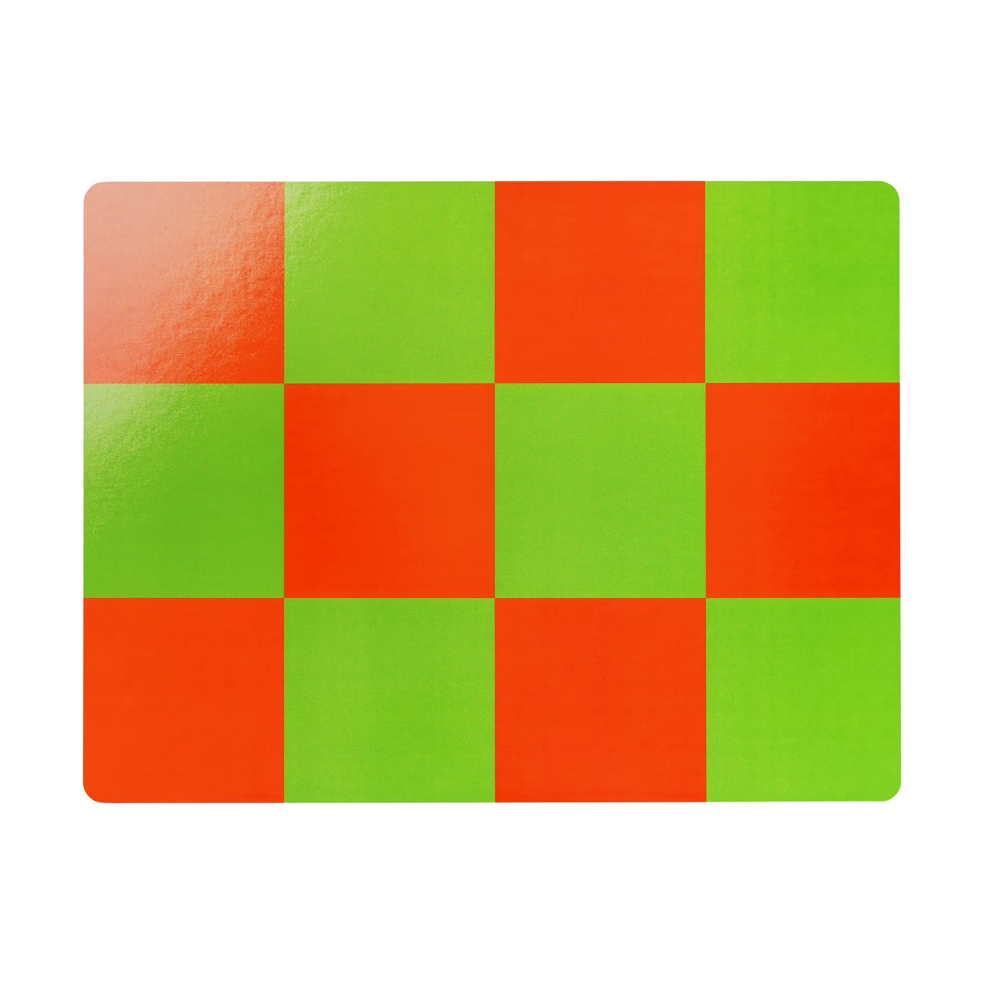 Check placemat 30x40 cm 2-pack, Red-green Hem