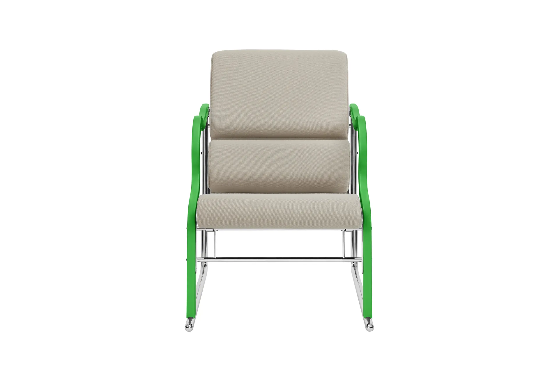 Experiment 501 lounge chair, Green-light beige Hem