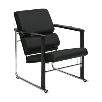 Experiment 502 lounge chair - Black-black leather - Hem