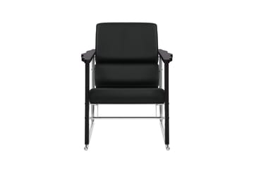Experiment 502 lounge chair - Black-black leather - Hem