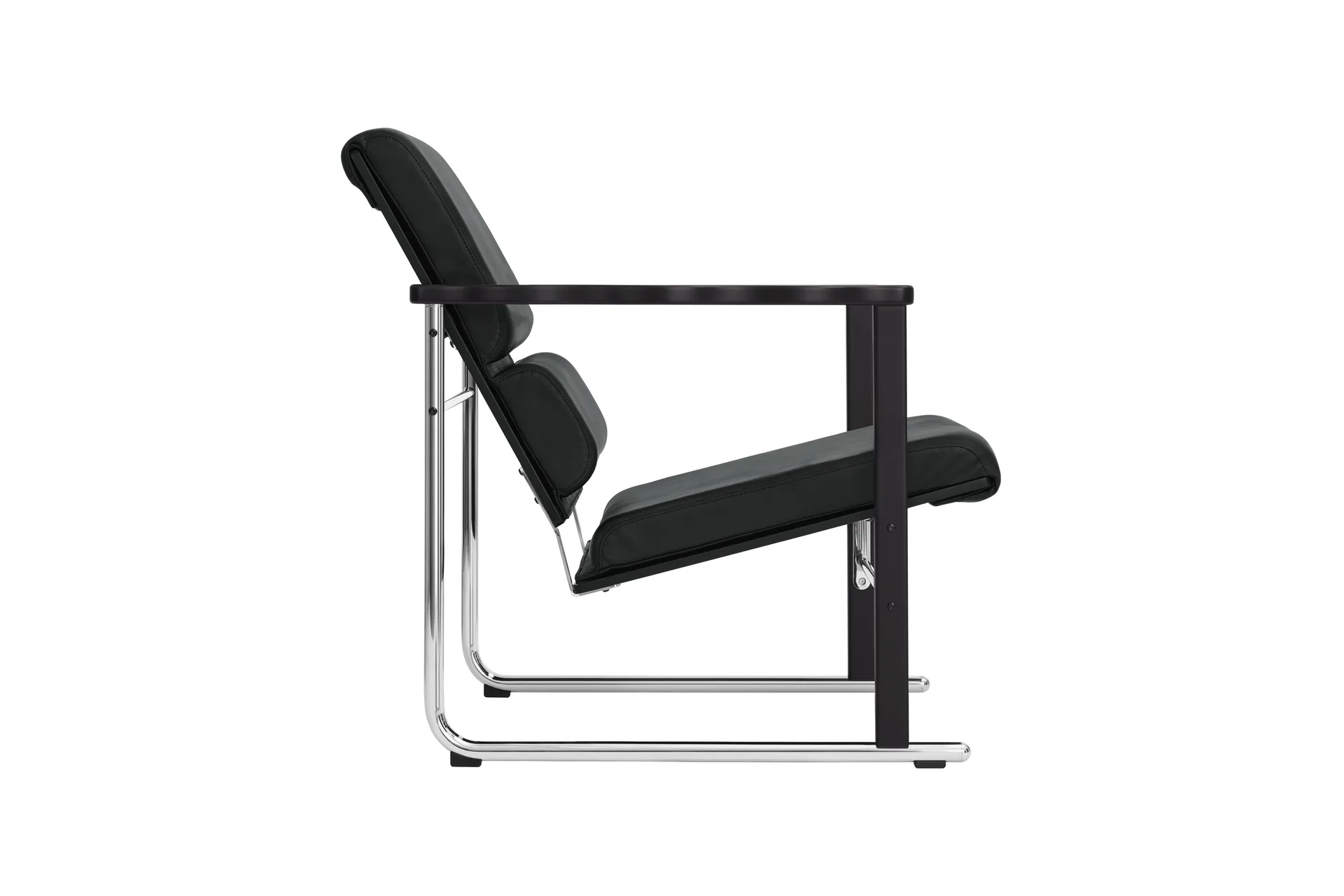 Experiment 502 lounge chair, Black-black leather Hem