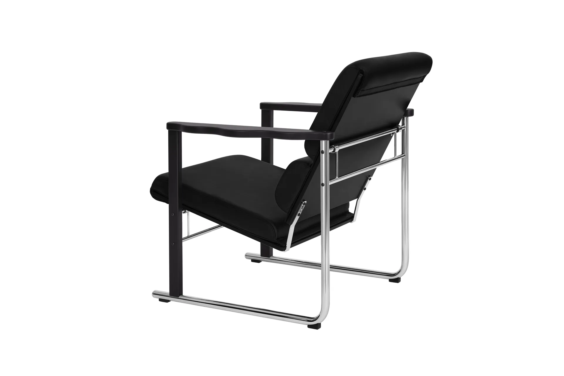 Experiment 502 lounge chair, Black-black leather Hem