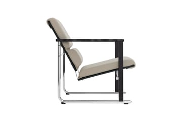 Experiment 502 lounge chair - Black-light beige - Hem