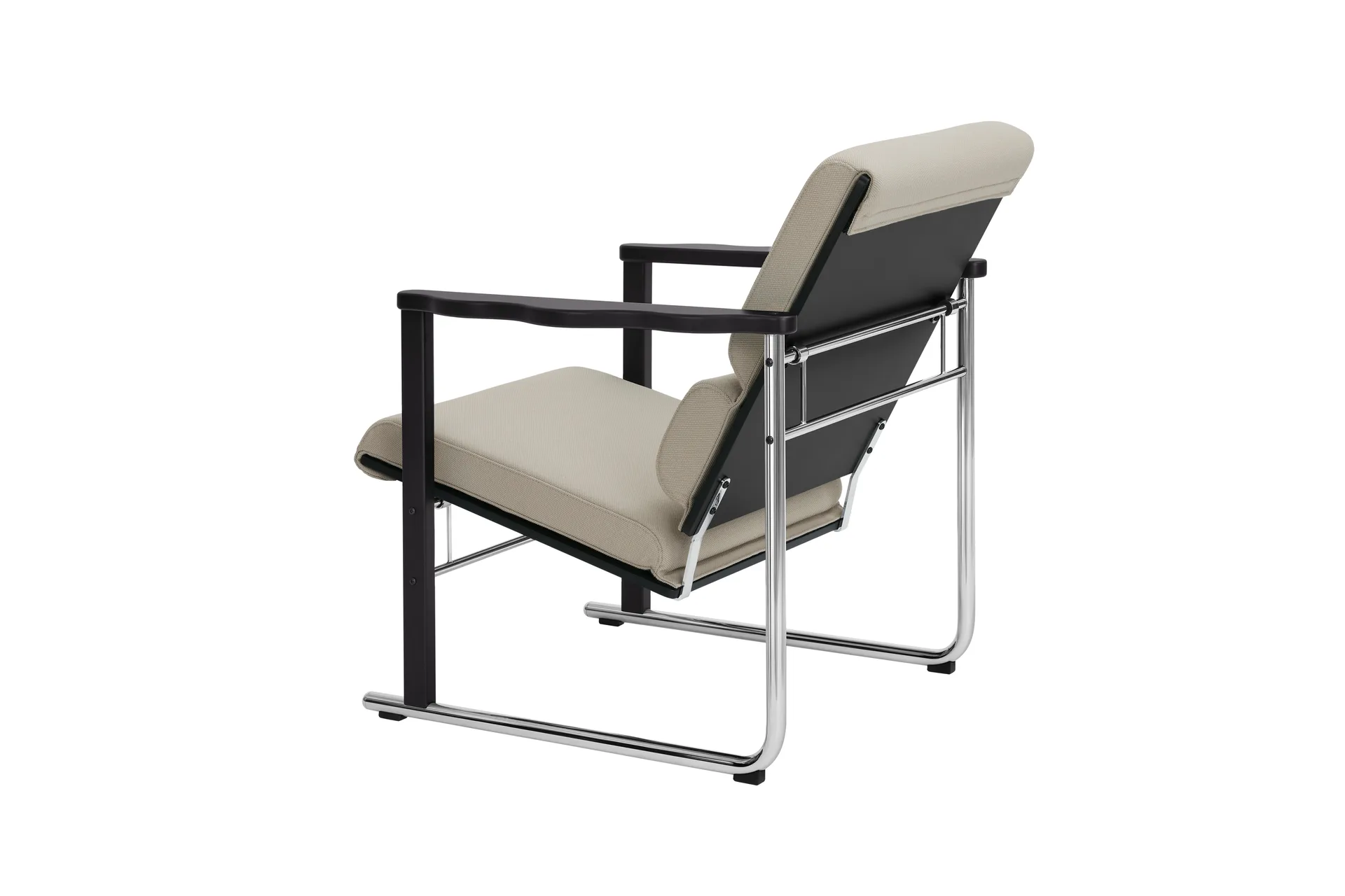 Experiment 502 lounge chair, Black-light beige Hem