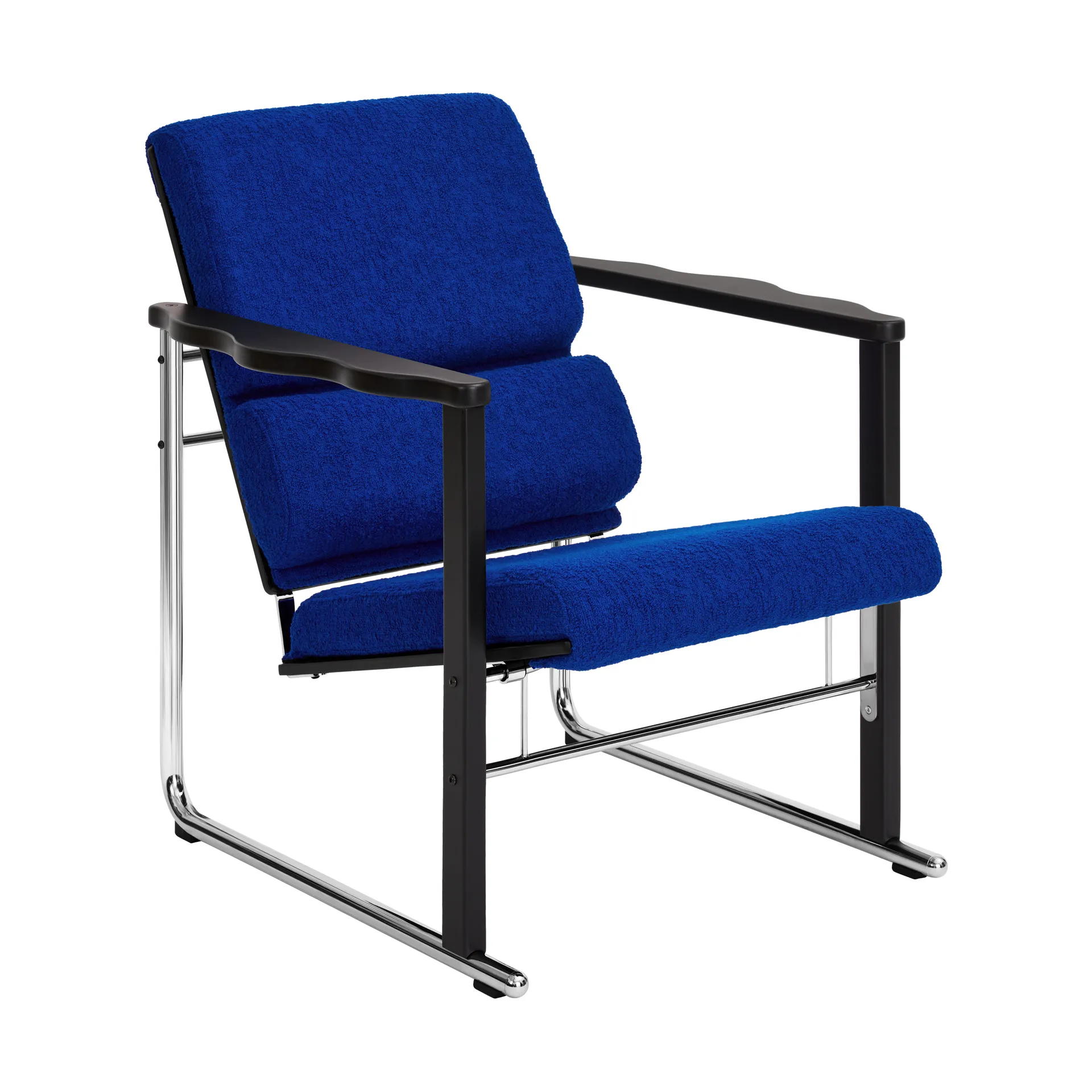 Experiment 502 lounge chair, Black-ultramarine Hem