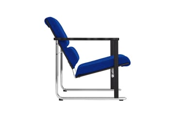 Experiment 502 lounge chair - Black-ultramarine - Hem