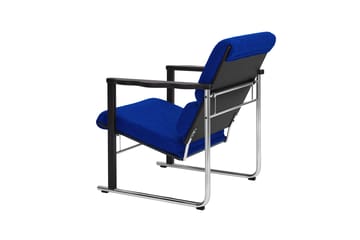 Experiment 502 lounge chair - Black-ultramarine - Hem