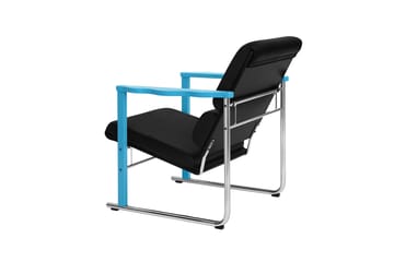 Experiment 502 lounge chair - Blue-black leather - Hem