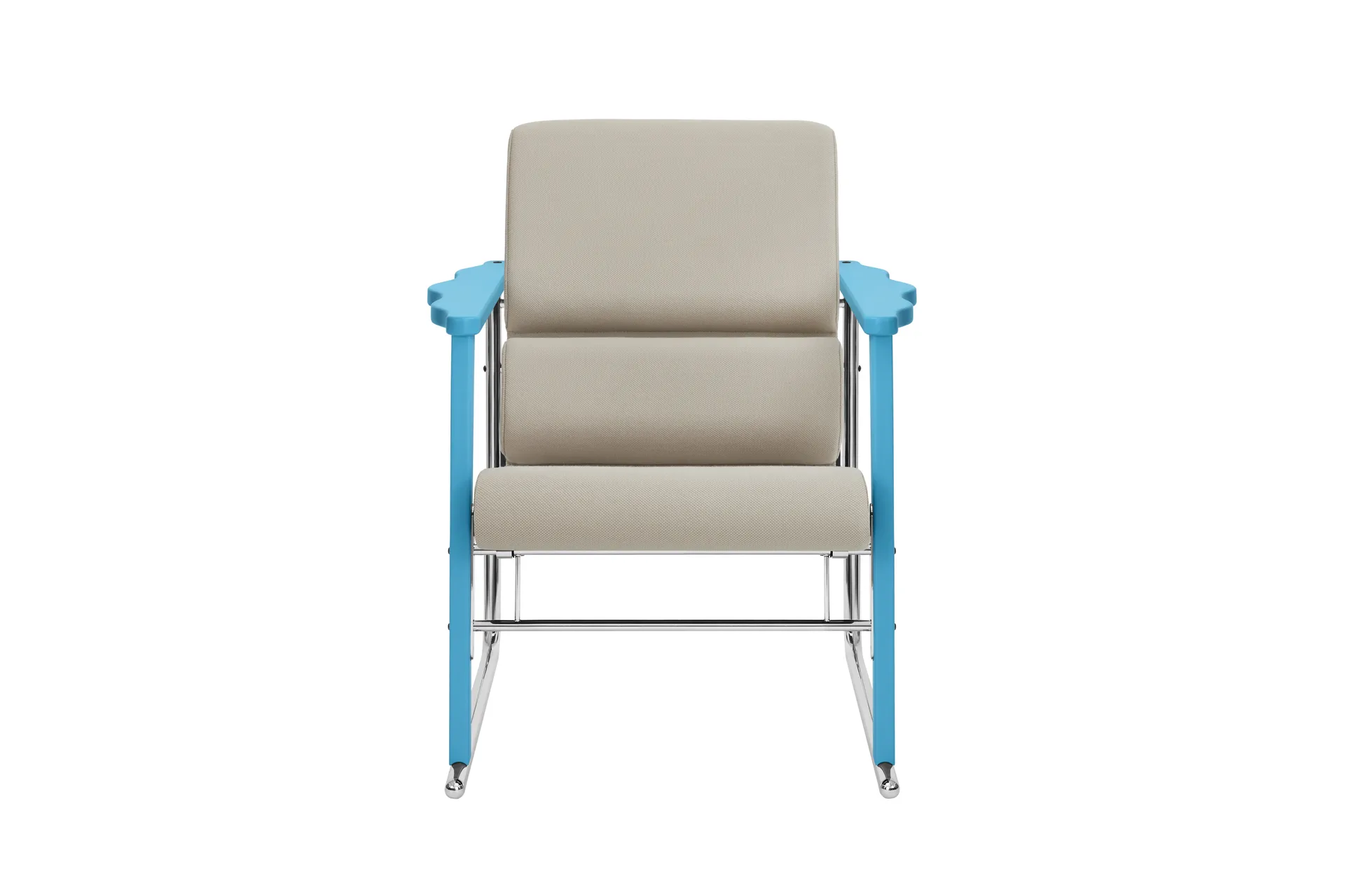 Experiment 502 lounge chair, Blue-light beige Hem