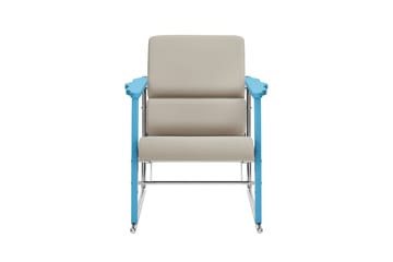 Experiment 502 lounge chair - Blue-light beige - Hem