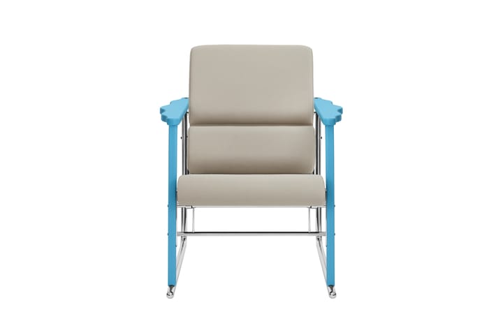 Experiment 502 lounge chair, Blue-light beige Hem