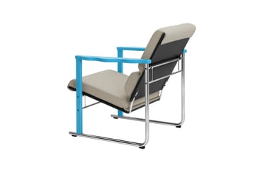 Experiment 502 lounge chair - Blue-light beige - Hem